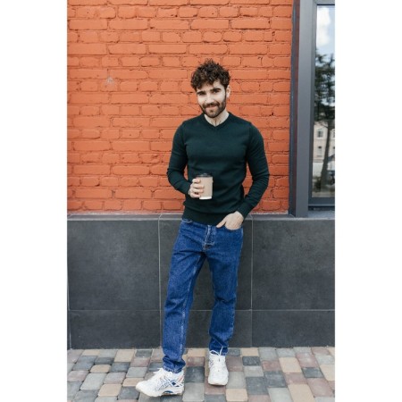 Jumper male ise, size 58, emerald color-4