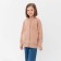 Bomber Children's minku beige color, height 134 cm