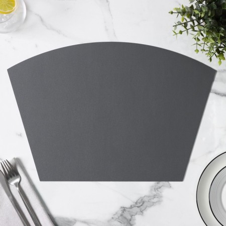 Serving napkin on the TEM table, 30 × 44 cm, dark gray color-3