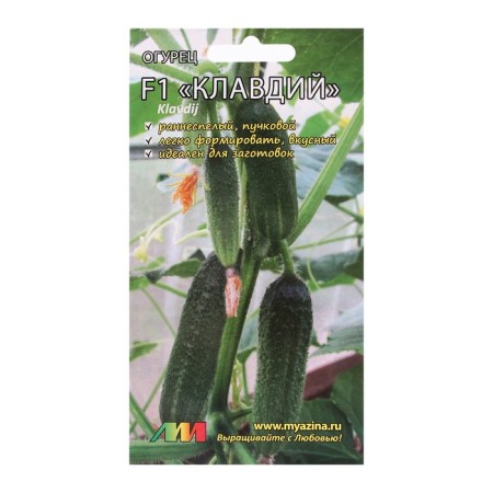 Cucumber seeds "Claudius F1", 8 pcs