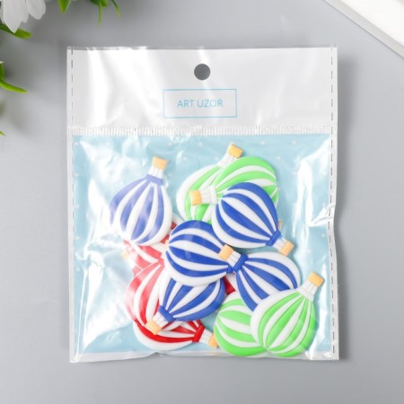 Decor for creativity rubber "Air ball" set 15 pcs mix 3.5x2.5 cm-4