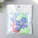Decor for creativity rubber "Air ball" set 15 pcs mix 3.5x2.5 cm