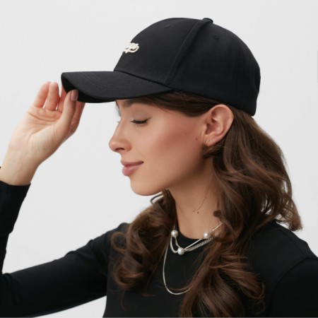 Minaku cap "Vintage", Black color, size 56-58-1