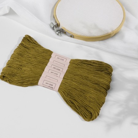 Set of threads Muline No. 831, 8 ± 1 m, 6 pcs, olive color-1