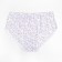 Cowards female slips, white color/flower mix, size 52