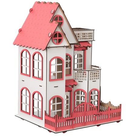 Puppet house "prestige" white-2