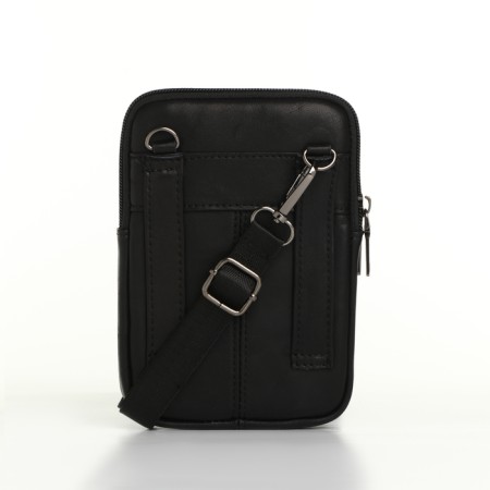 Male bag, Fidelio Largo, black color-3
