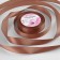Satin tape, 20 mm × 23 ± 1 m, bronze color No. 117