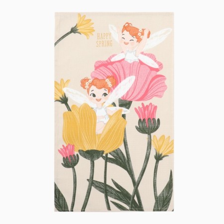 Ku. Dolyana towel "Happy Spring" 35x60 cm, 100% HL, 160g/m2-1