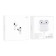 Headphones Borofone BW13, TWS, inserts, Bluetooth 5.0, 30/300 mAh, sensor, white