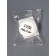 Protective plate d/legs on a CL base 2.5cm/5m transparent pak from