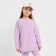 Longsliv children's minku lavender color, height 122 cm