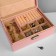 Strack for jewelry "Casket" A removable stand, 17 × 23 × 8.5 cm, pink color
