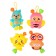 Set of rattles "Let's play", 4 pcs, crumb me