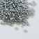 Beads "Zlatka" 08/0, 3 mm, 10 g 0112 gray