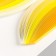 Strips for quilling 100 strips density 120 grams "Yellow gradient" w. 0.5 cm dl. 39 cm