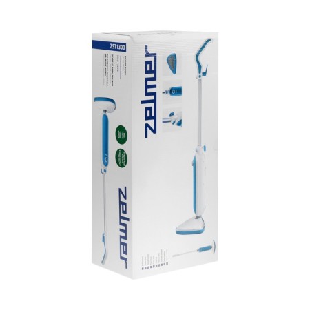 Steam Moper Zelmer ZST1300, 1300 W, 400 ml, cord 5 m, white and white-6