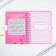 Questionnaire on a lock, in a solid cover A6, 40 sheets "for real girls"