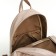 Women's backpack of artificial leather on the zipper Textura, beige color