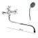 ARCO A2507 bath mixer, two -wound, long spout, chrome