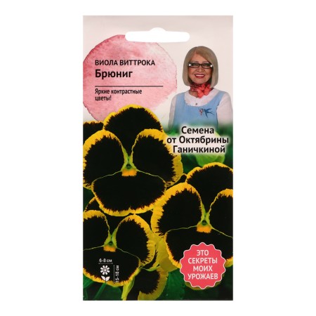 Flowers of Viola "Brunig", 10 pcs