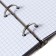 Notebook A5, 100 sheets in a cage, on 4 rings, "on style" (exclusive), cover coated cardboard, glossy lamination, embossing foil, block 60 g/m2