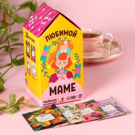 Tea in the house "Happiness lives here", 28 pcs. X 1.8 g.-1