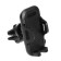Cartage phone holder to a deflector, sliding 6-11 cm, black