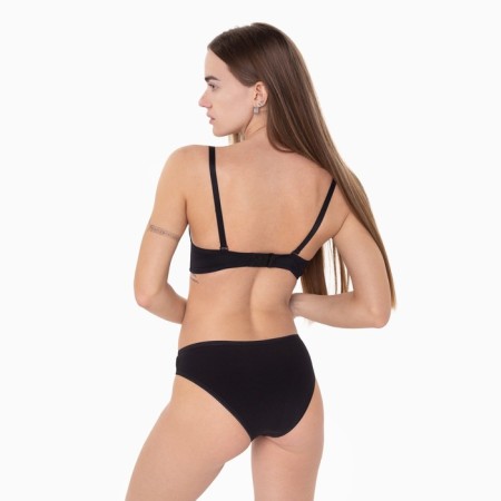 Women's bra, black color, size 75V-3