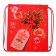 New Year. Bag for sweets 290 x 340 mm, “Happy New Year”, package (soft polyester density 210d)