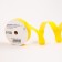 Tape for decor and gifts, "gloss", yellow, 2 cm x 50 m
