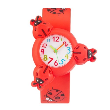 Watch of Berrier Children's "ladybugs", with spinar, strap L-21.5 cm