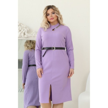 Female dress, size 54, purple color-14