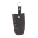 Keys case, ring, brown color