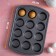 Baking uniform “Circle”, 40 × 28 × 4 cm, 12 cells, anti -stick coating, black color
