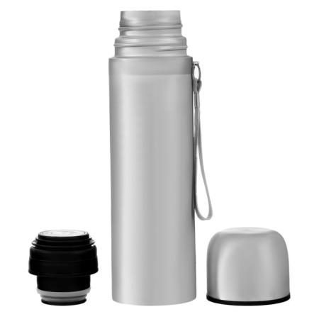 Thermos for tea, coffee, 500 ml, the Master K Gilse, retains heat 10 hours, with a mug, with pomp, 6.5 x 24-8