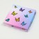 Box for cookies, "butterflies in the sky", 15 x 15 x 3 cm