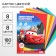 Cardboard tinted, A4, 8 sheets, 8 colors, moped, bilateral, in a bag, 180 g/m², cars