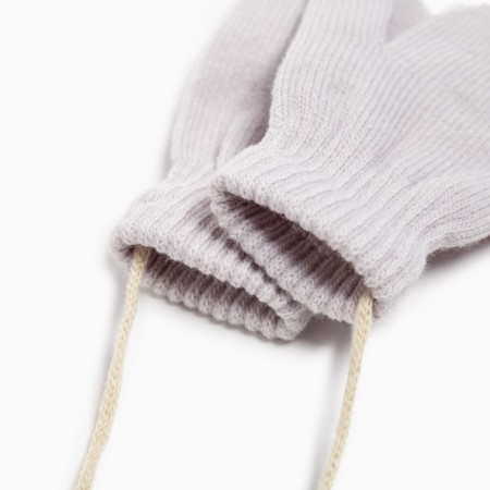 Mitten children's single -layer minku "plain", col. Gray, rr 14 (4-5 years)-1