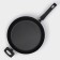 Flot Dilan Promo, D = 28 cm, plastic handle, anti -stick coating, burgundy color