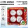 Set for creativity. Christmas balls for coloring "Holiday Magic", 4 pcs, d = 5.5 cm