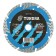 Disk diamond cutting tundra, Turbo-segment with protective sectors, dry cut, 180 x 22 mm