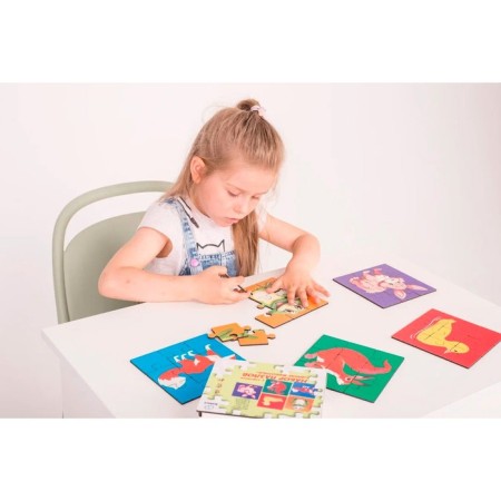 Puzzles "Wild animals"-1