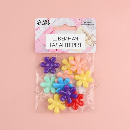 Flower n webusmers, 4.5 × 2 × 0.4 cm, 10 pcs, colorful color-5