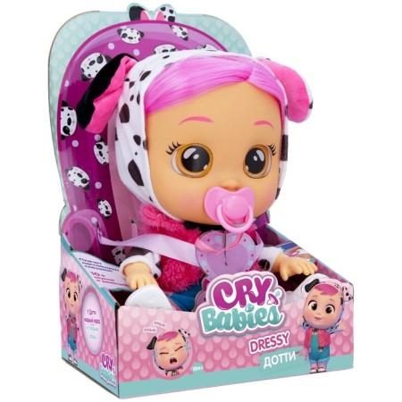Interactive crying doll "Dotti Dressy", the edge of the BEBIS, 30 cm