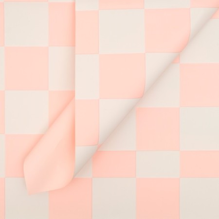 Flower film "Chess", Pink, 0.58 x 0.58 m