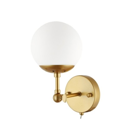 Sconces Arte Lamp Bolla A1664AP-1GO, E14, 40 W, 13x18x24 cm, golden