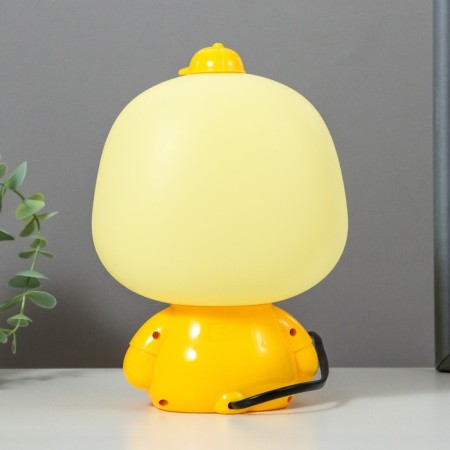 Table lamp "Duckling with glasses" E14 3W yellow15x14x21 cm Risalux-5