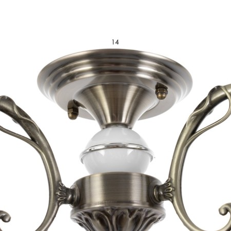 Diego chandelier 3XE27 40W bronze 50x50x28cm-7