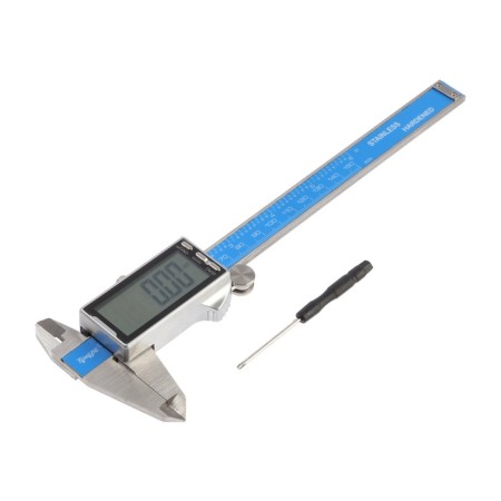 Electronic tundra of the pros, metal, with a depth meter, 150 mm-13